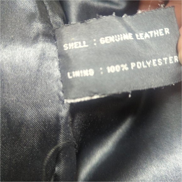 Vintage 70s Black Leather Button-Front Jacket By LobiLobi - Picture 6 of 6